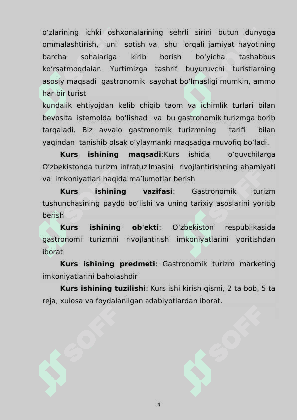 Gastronomik turizmning  o'ziga xos  xususiyatlari 4