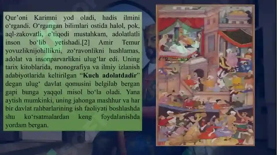 Amir Temur o‘gitlarining tarbiyaviy ahamiyati 4