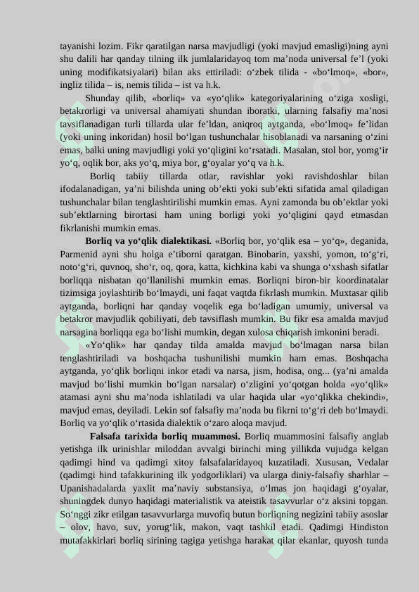 Borliq falsafasi 3