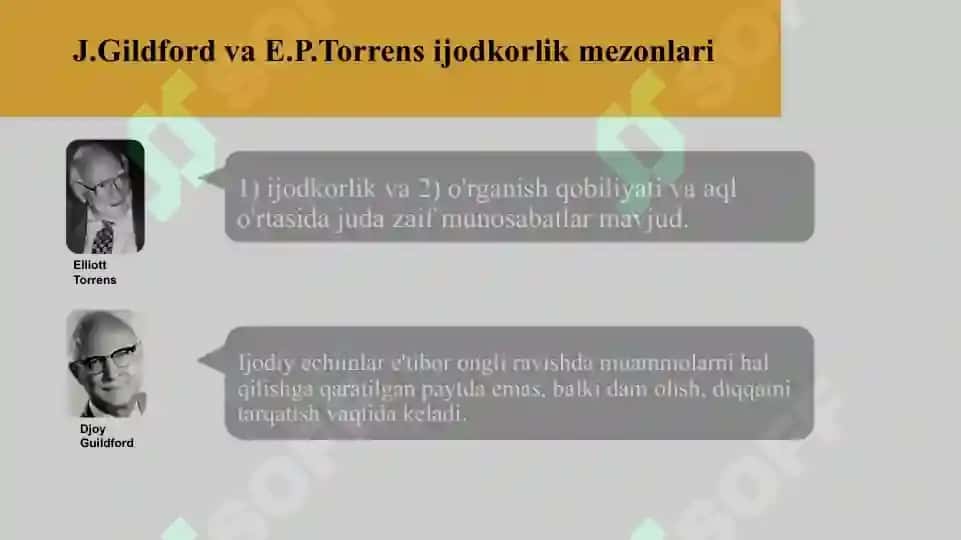 Shaxsiy ijod asoslari.Ijodiy fikrlash vositalari va usullari 6