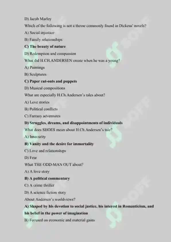 world literature Quiz 4