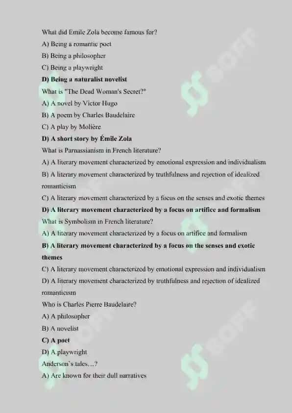 world literature Quiz 7