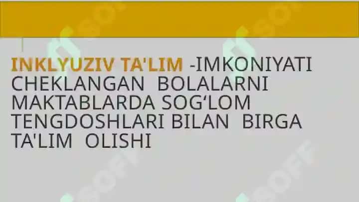 Inklyuziv talimning mazmun mohiyati 8