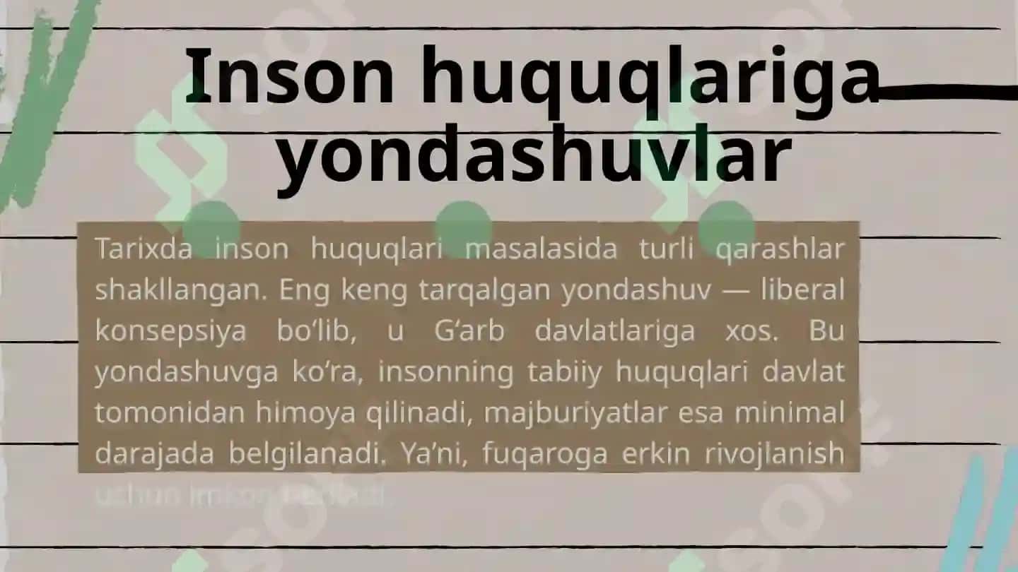 Inson huquqlarining konstitutsiyaviy asoslari 5