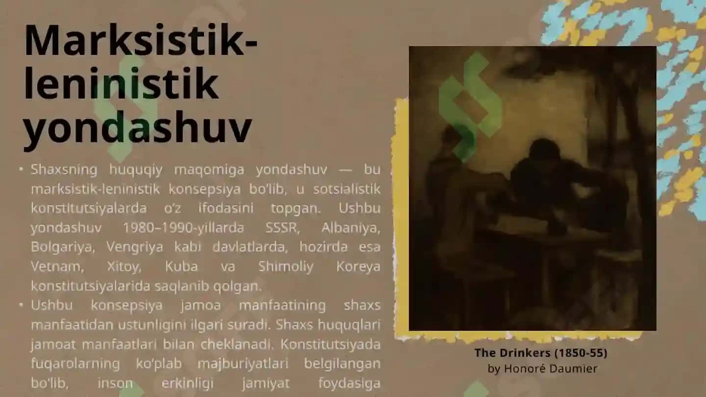 Inson huquqlarining konstitutsiyaviy asoslari 6