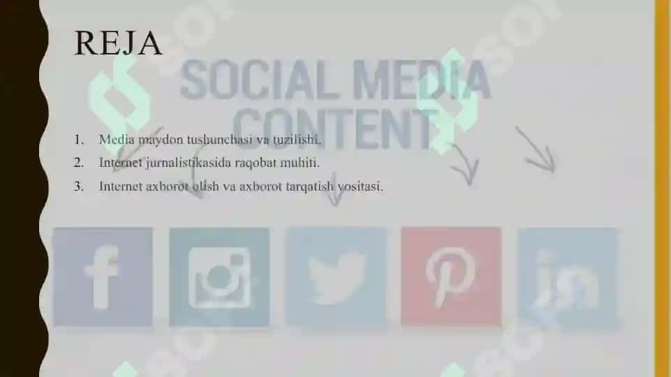 Media maydon tuzilishi va Internet jurnalistikada raqobat muhiti 2
