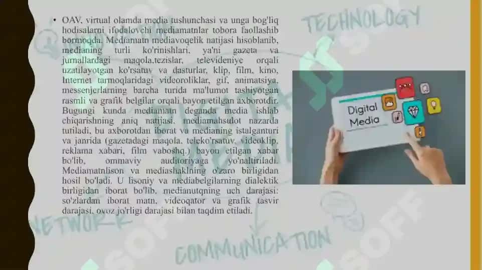 Media maydon tuzilishi va Internet jurnalistikada raqobat muhiti 3