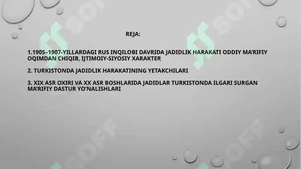 Turkistonda jadidlik harakati 2