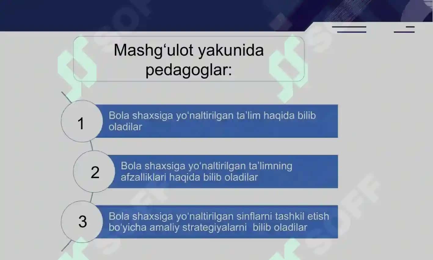 Bola shaxsiga yo’naltirilgan ta’lim 2