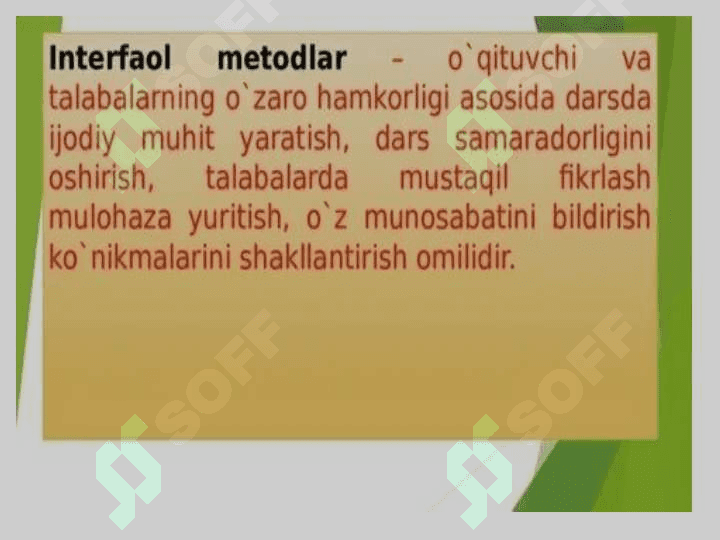 Interfaol metodlar 3