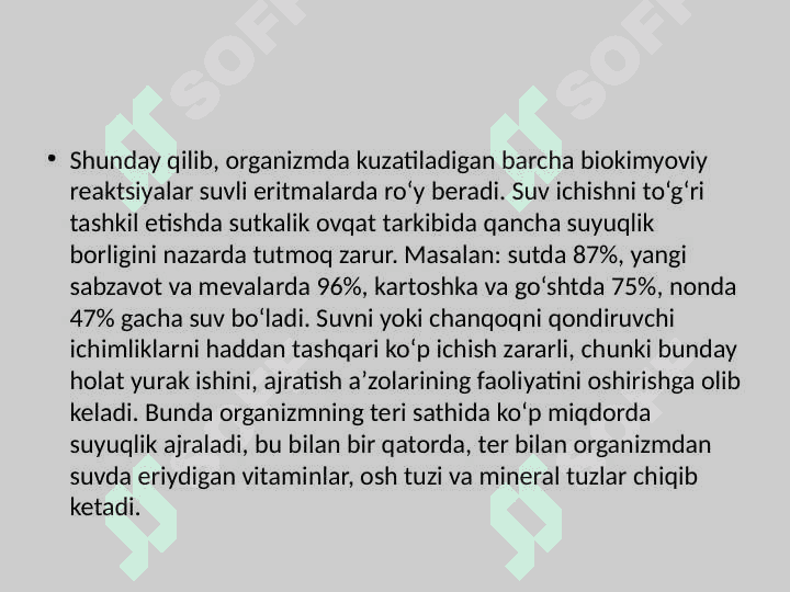 ICHIMLIK SUVIGA QO’YILGAN GIGIYENIK TALABLAR SUVNI SIFATINI TOZALASH VA ZARARSIZLANTIRISH USULLARI 3