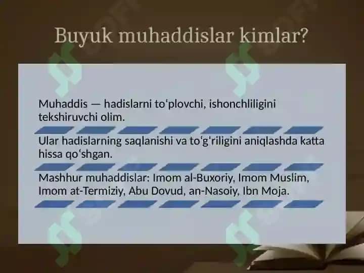 Hadis va buyuk muhaddislar 8