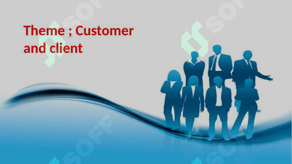 Customer and client 2