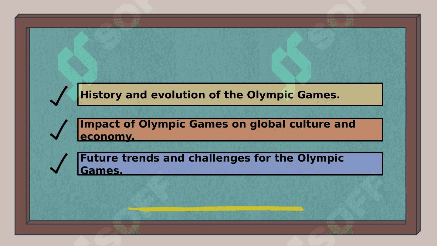 The Olympic games. 2