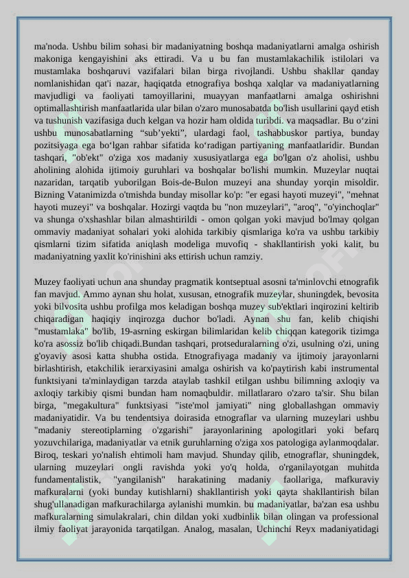.ETNOGRAFIK TADQIQOTLAR VA MUZEY ISHI 8