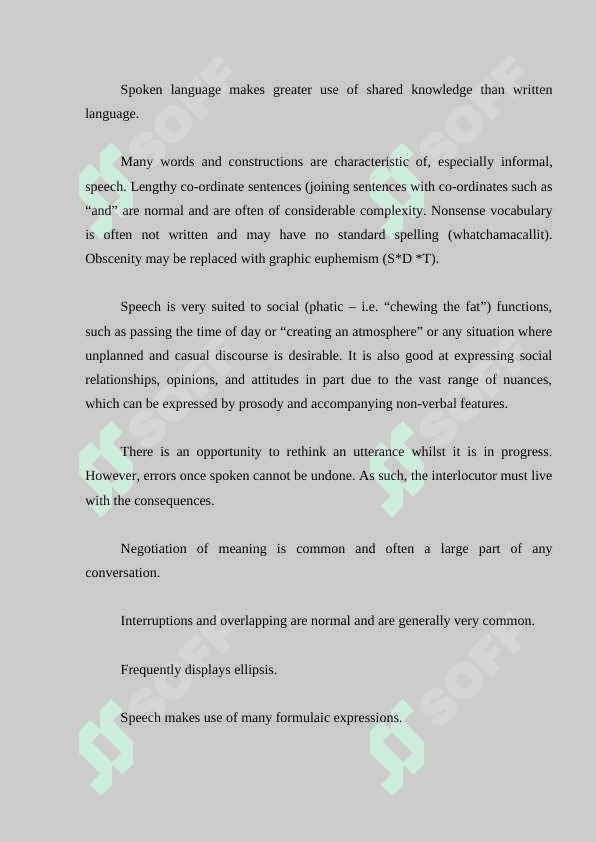 Spoken languange  and its characteristics giving directions and giving advices 3