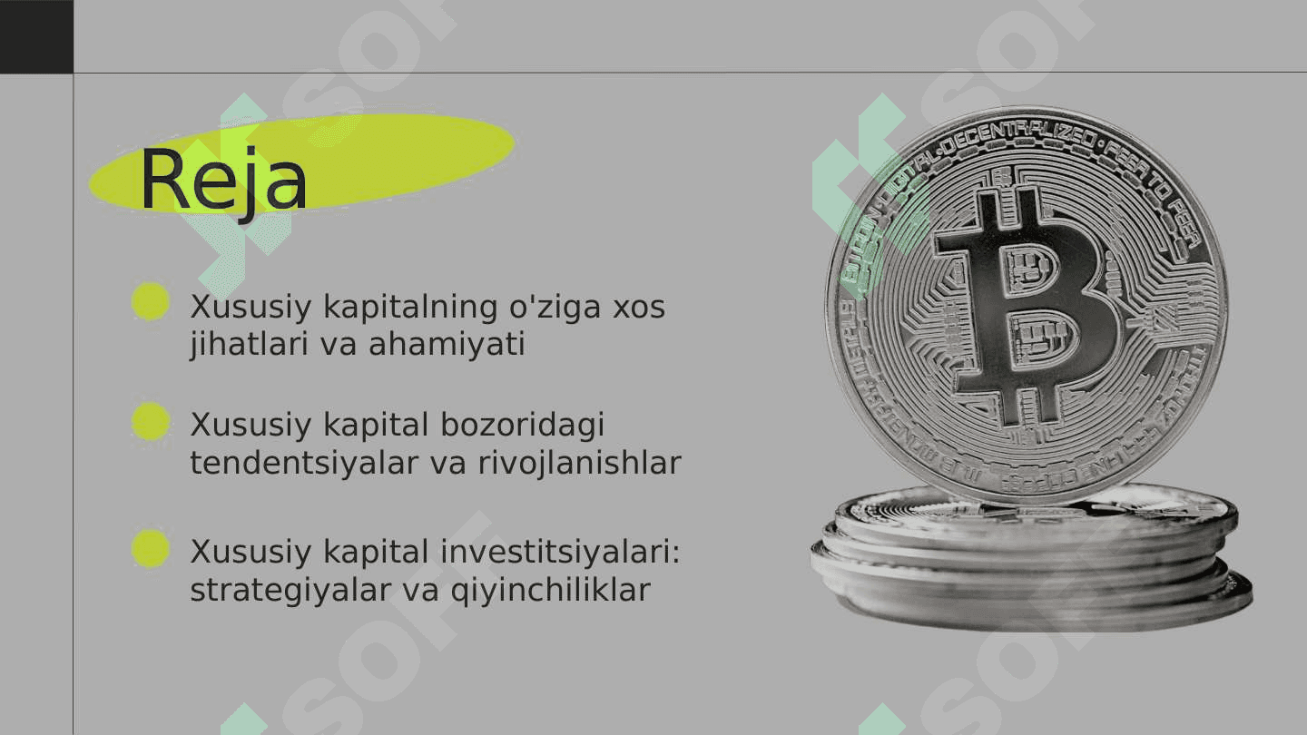 xususiy kapital to'g'risidagi hisobot 2