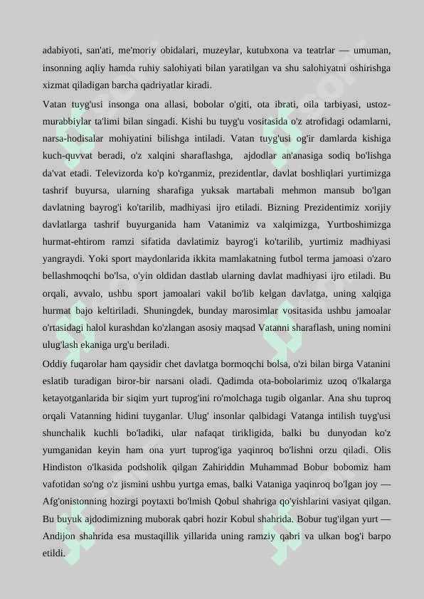 Bolalarni vatanparvarlik ruhida tarbiyalashda MTTning oʻrni 5