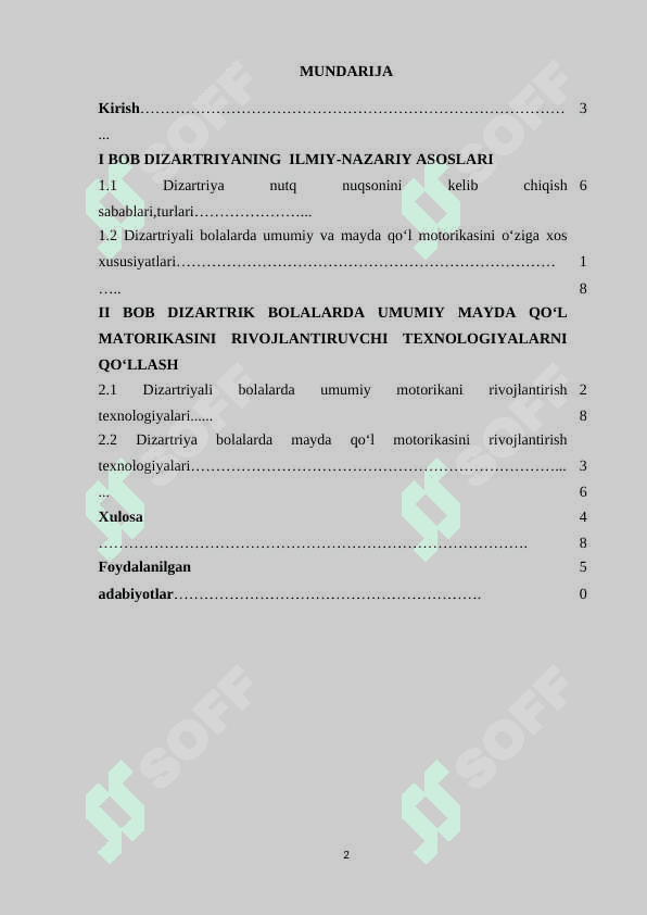 Dizartriya va uni bartaraf etish texnologiyalari 2