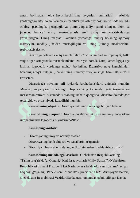 Dizartriya va uni bartaraf etish texnologiyalari 5