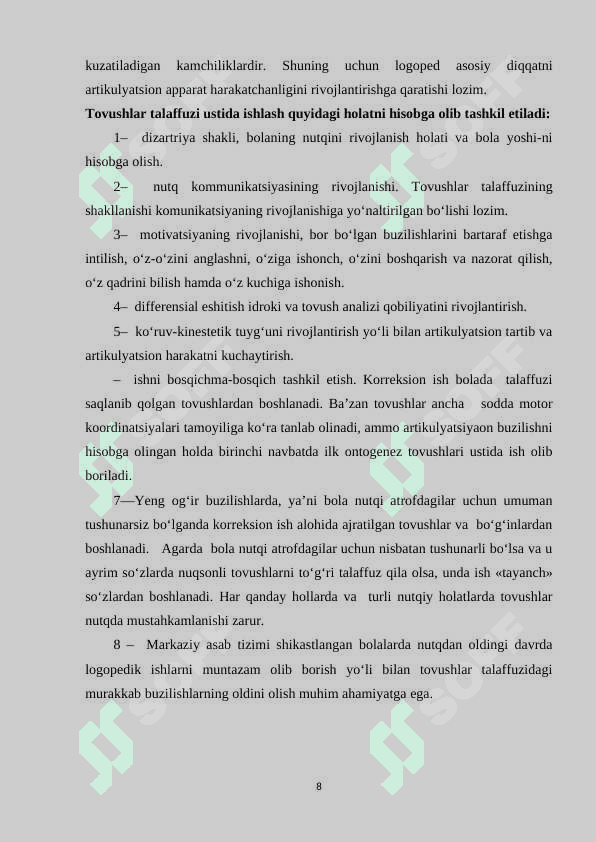 Dizartriya va uni bartaraf etish texnologiyalari 8