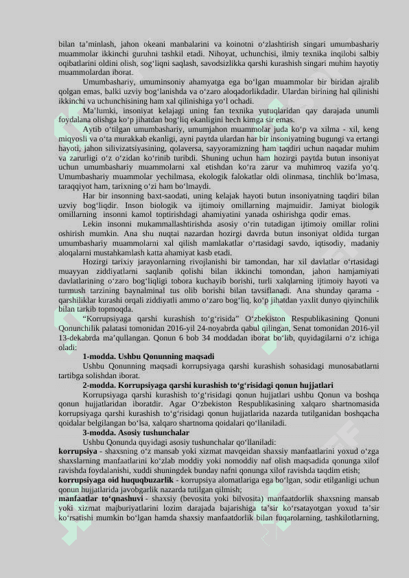 Globallashuv va barqaror taraqqiyot falsafasi 4