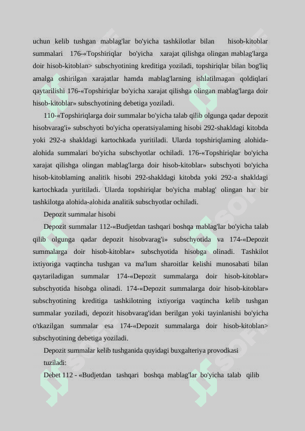Budjet tashkilotlarida budjetdan tashqari mablag’lar hisobi 8