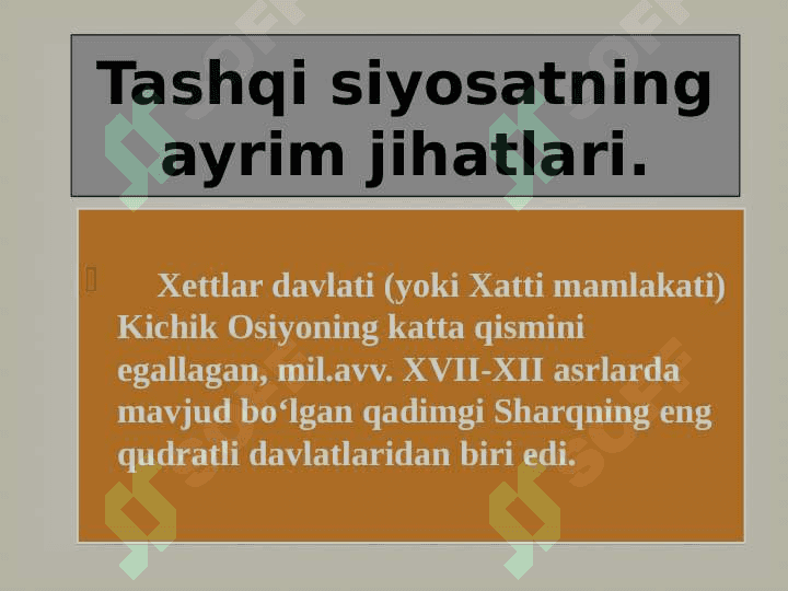QADIMGI VA O’RTA XETT BOSQICHI TASHQI SIYOSATI VA DIPLOMATIYASI 2