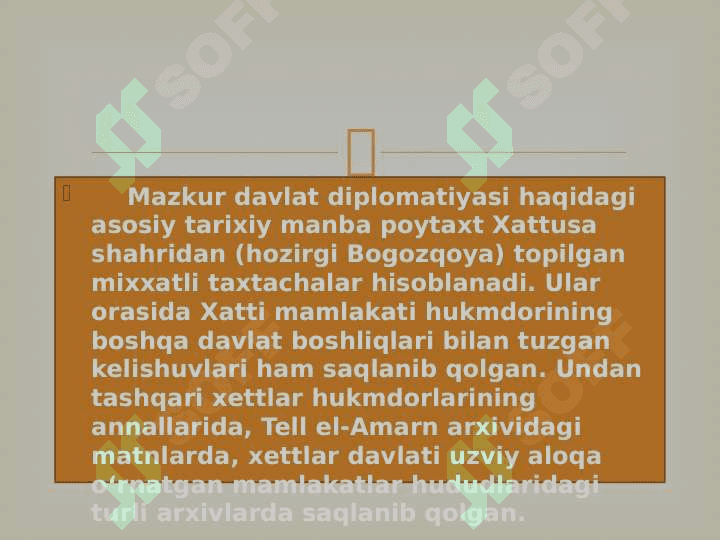 QADIMGI VA O’RTA XETT BOSQICHI TASHQI SIYOSATI VA DIPLOMATIYASI 3