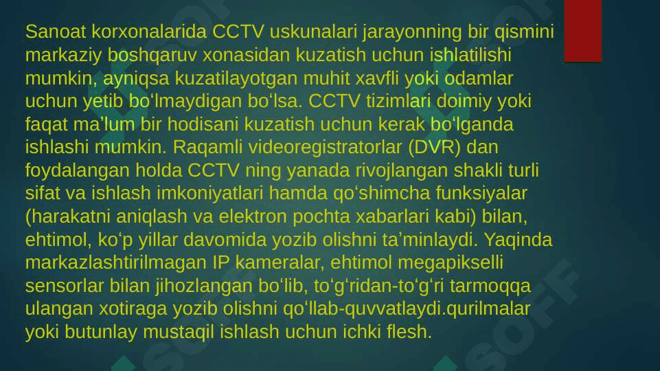 Videokuzatuv tizimlari. 4