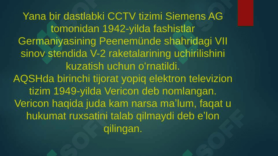 Videokuzatuv tizimlari. 7