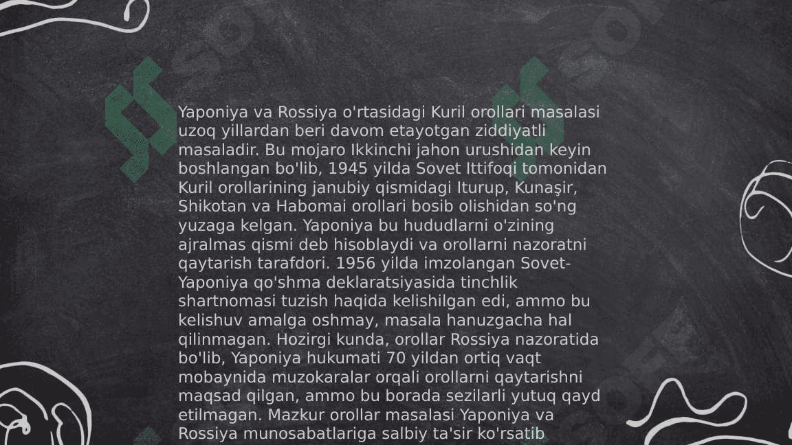 Yaponiyaning uzoq shardagi geosiyosati va ijtimoiy taraqqiyoti 8