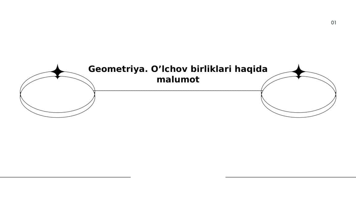 Geometriya oʻlchov birliklari haqida malumotlar 1