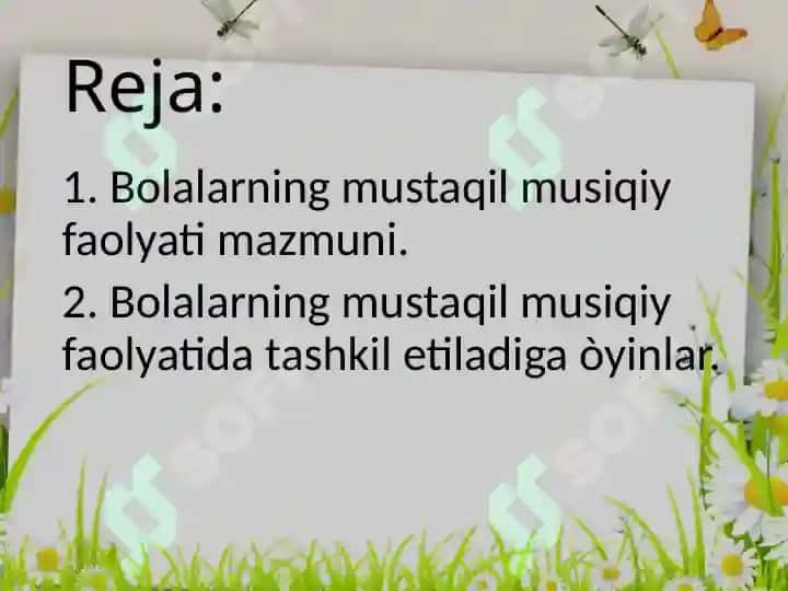 Bolalarning mustaqil musiqiy faolyati mazmuni 2