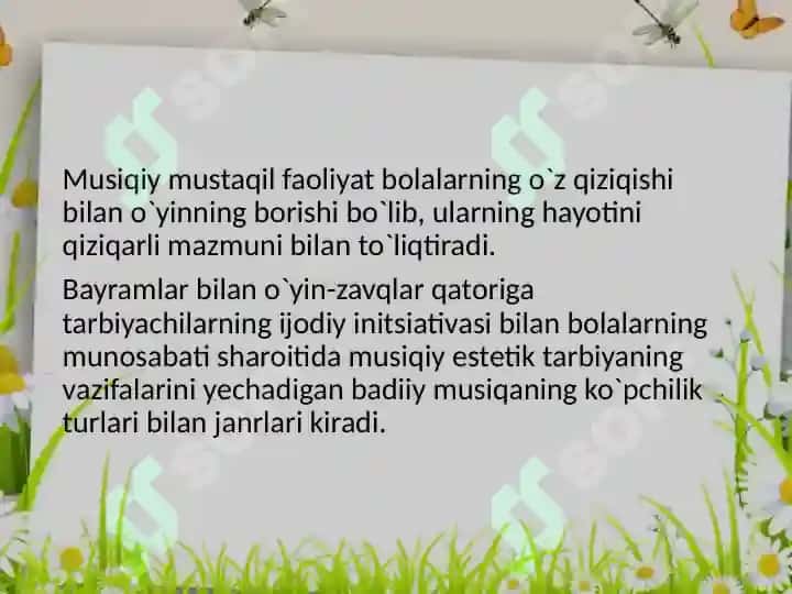 Bolalarning mustaqil musiqiy faolyati mazmuni 3