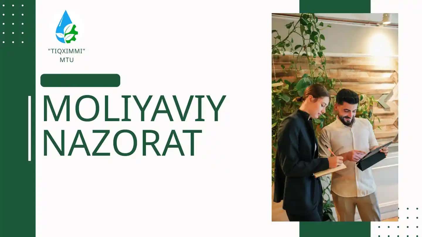 MOLIYAVIY NAZORAT