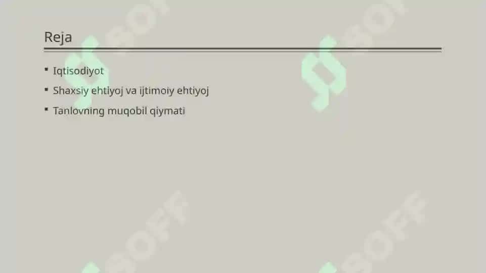 Iqtisodiyot Bilan Tanishuv 2