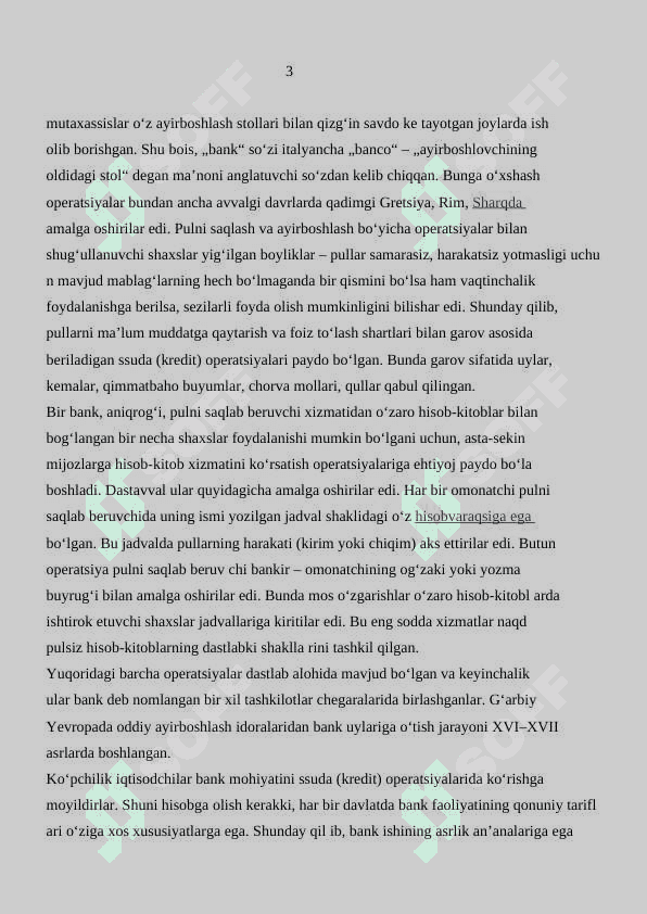 O’zbekiston Respublikasi bank tizimi va uning tarkibi. 4