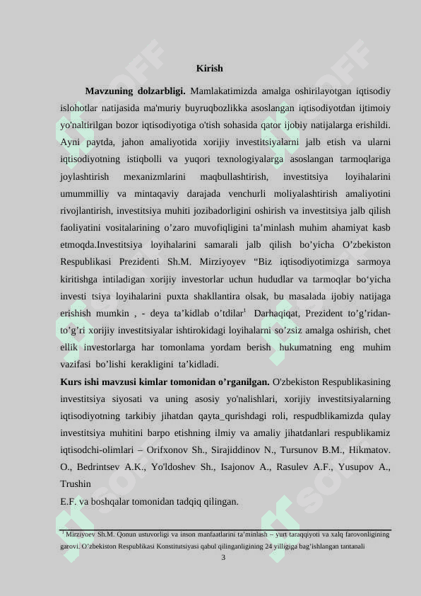 Investistiyaning mohiyati, manbalari va shakllari. 3