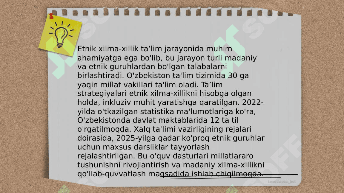 Jahonning rivojlangan mamlakatlarida tarbiyaviy jarayonlarning etnik xususiyatlari 4