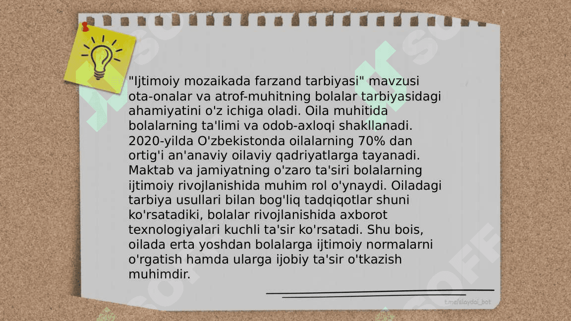 Jahonning rivojlangan mamlakatlarida tarbiyaviy jarayonlarning etnik xususiyatlari 5