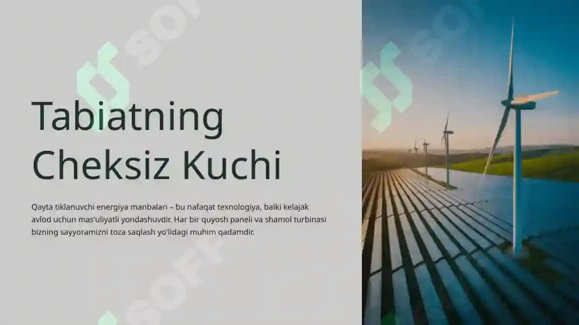 Qayta Tiklanuvchi Energiya Manbalari 3