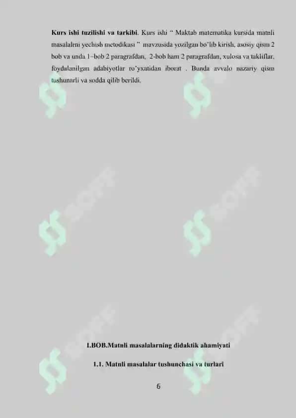 Matinli masalalarni yechish metodikasi 6