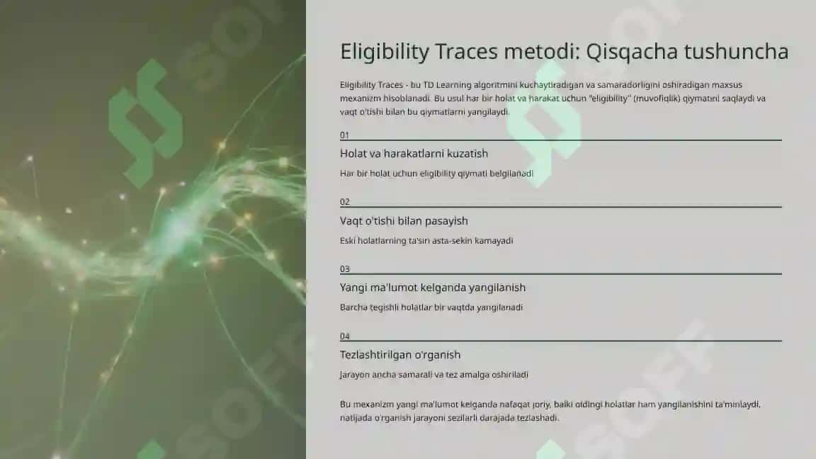 TD Learning va Eligibility Traces 3