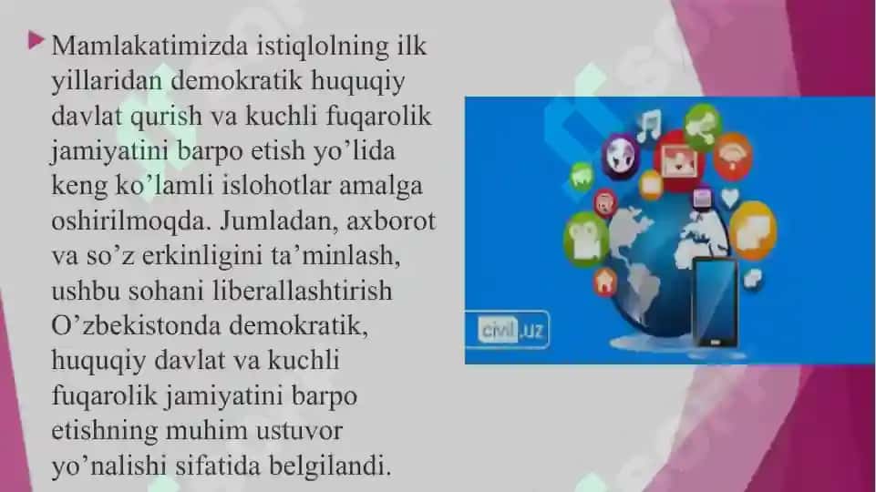 Ommaviy axborot vositalarining (gazeta, TV, radio) bugungi kunda tutgan o‘rni 3
