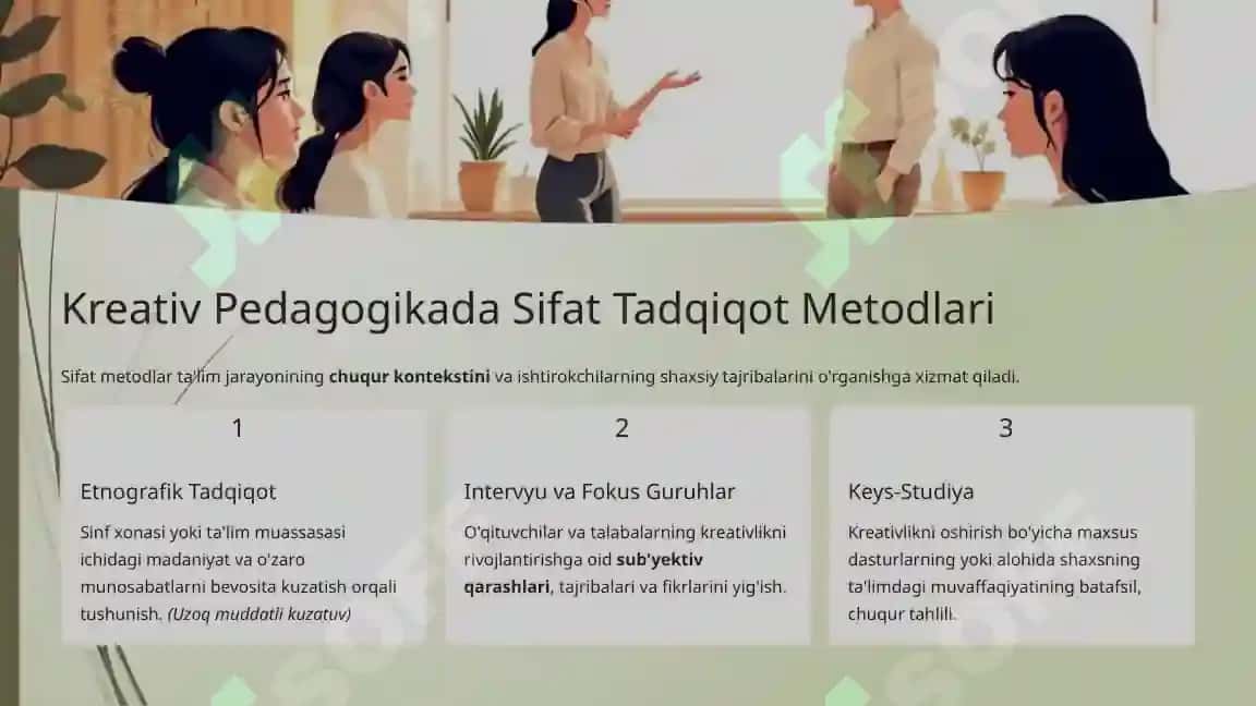 Kreativ Pedagogika Fanining Ilmiy Tadqiqot Metodlari 4