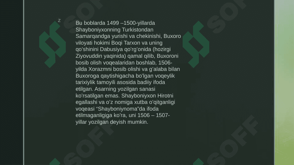 Muhammad Solih "Shahboniynoma" 4