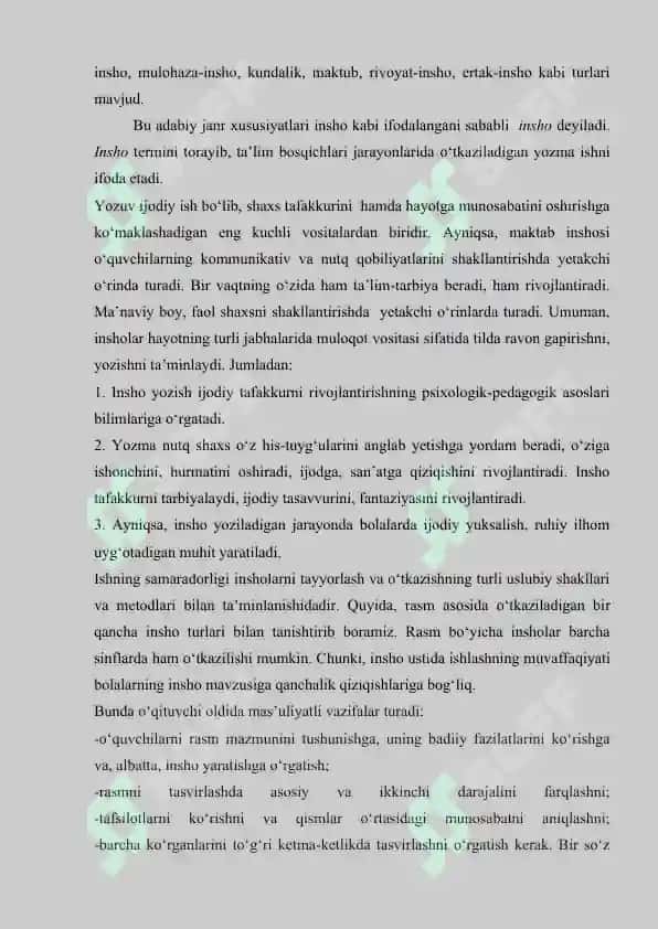 Bayon va insho ijodiy mehnat 3