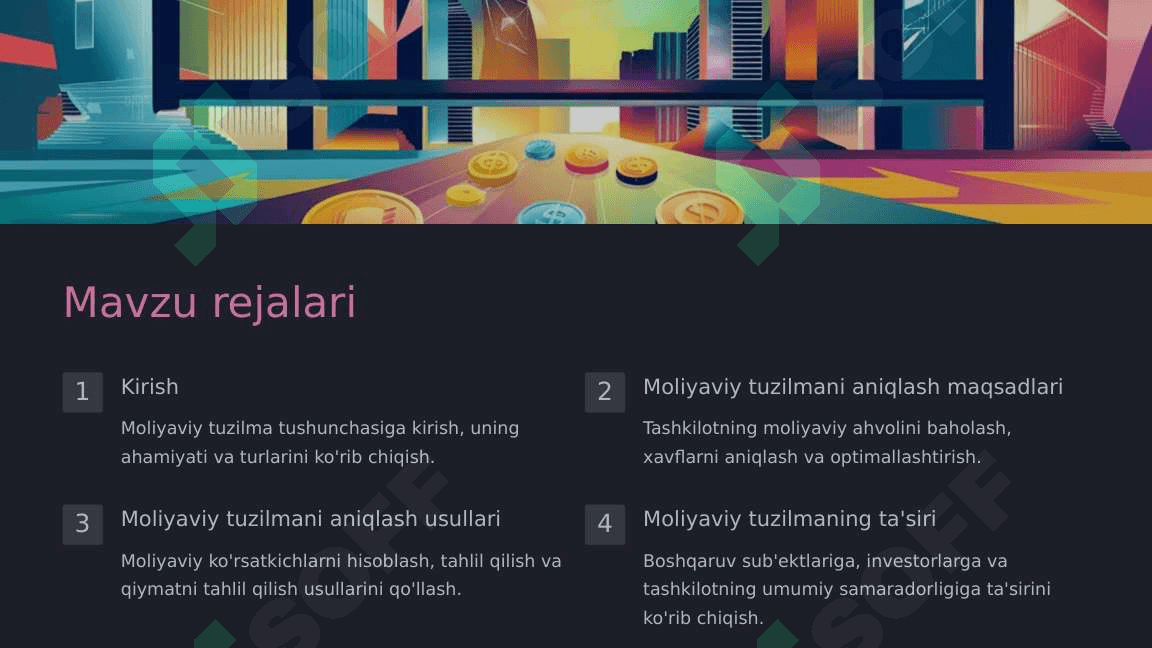 Moliyaviy Strukturani Aniqlash 2