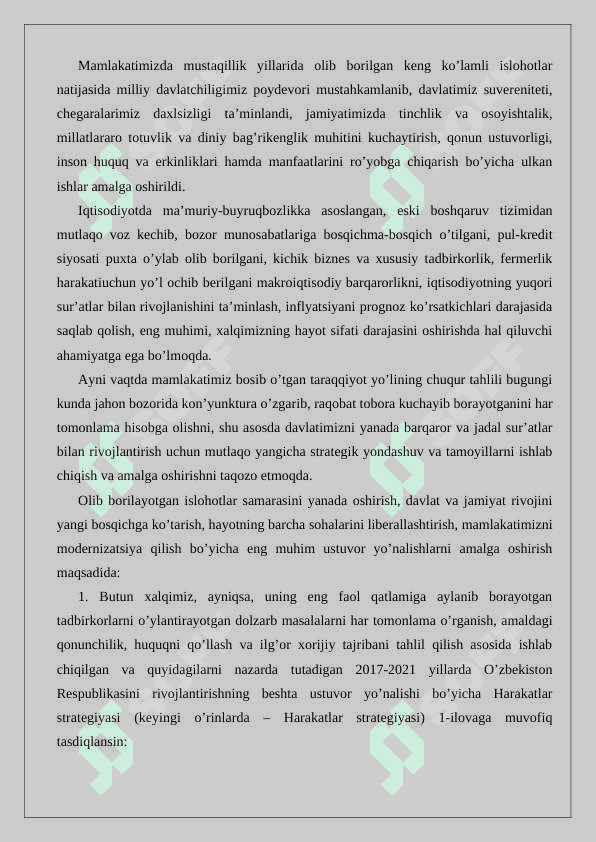 Yangi O'zbekiston taraqqiyot strategiyasi 24 2